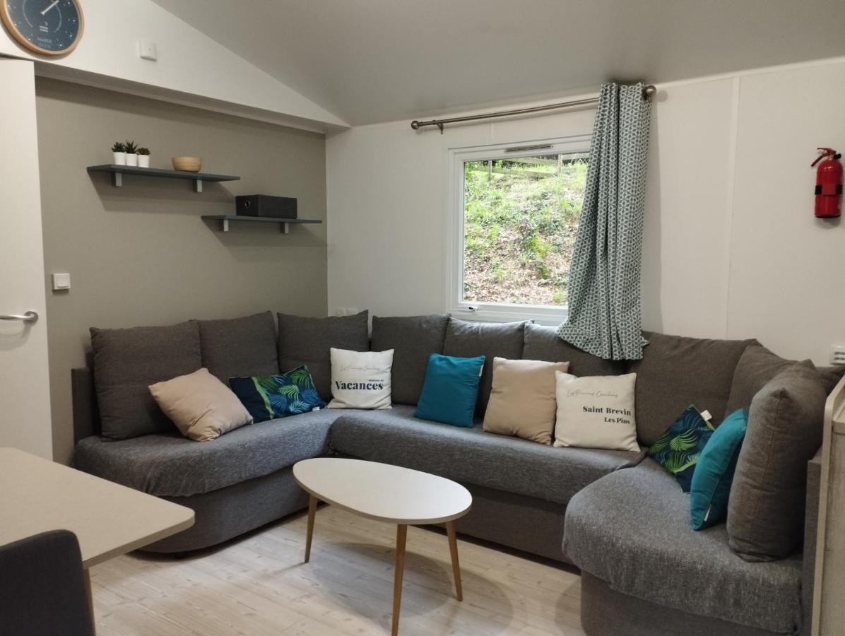 Mobil-Home Tout Confort A 300M De L'Ocean سانت-بريفين-لي-بان المظهر الخارجي الصورة